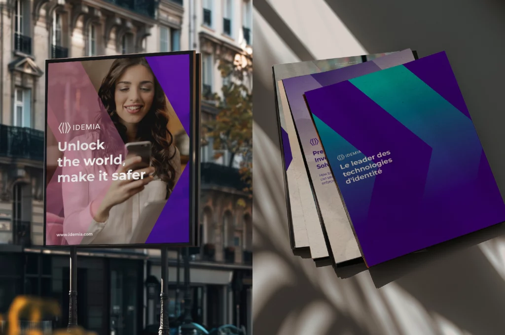 Branding créé par Oversour Studio, studio de branding à Paris et Caen