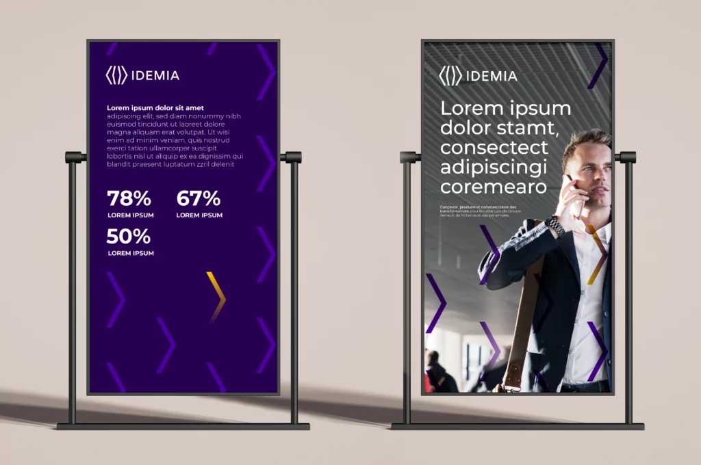 Branding créé par Oversour Studio, studio de branding à Paris et Caen